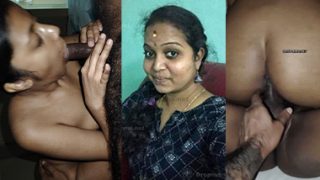 Desi Telugu Mallu Wife Shared – Threesome Nude Sex